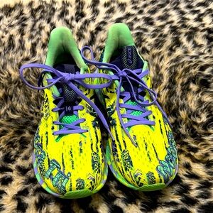 Asics Noosa Yellow and Purple Sneakers